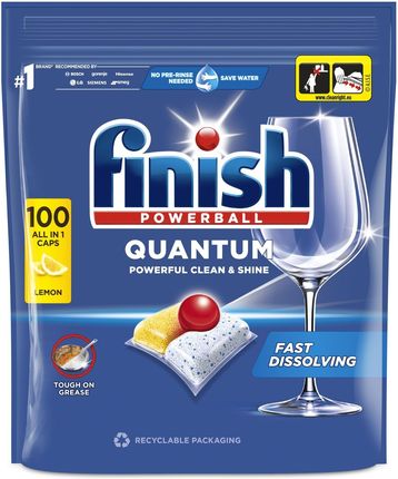 Kapsułki do zmywarki Finish Quantum All-in-1 Lemon 100 szt.