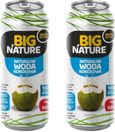 Big Nature Mix Brands Woda Kokosowa 2x520ml