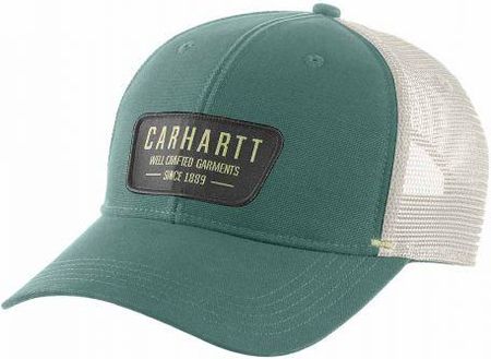 Czapka Carhartt Canvas Mesh-Back Crafted Patch SLATE GREEN