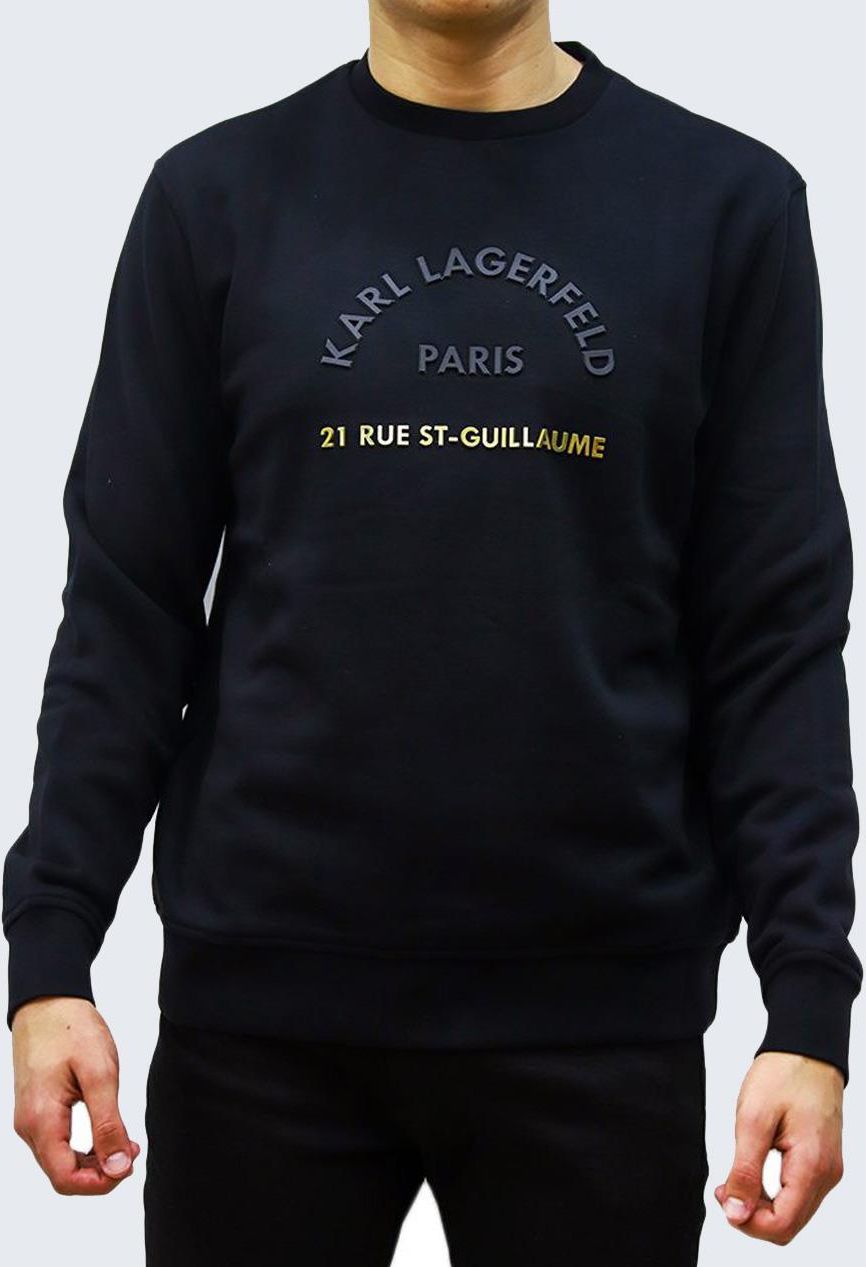 Sweat Karl Lagerfeld Jeans Homme Logo Box Coupe Régulière - Style Urbain Et Confort Premium