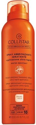 COLLISTAR Spray Abbronzante Idratante Nawilżający spray do opalania spf10 200ml