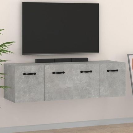 vidaXL Szafki Wiszące 2 Szt. Szarość Betonu 80X35X36 5 Cm 3115655