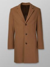 Zdjęcie Camelowy płaszcz jednorzędowy - Poręba