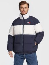 Tommy Jeans Kurtka puchowa Authentic Serif DM0DM14400 Granatowy Regular Fit