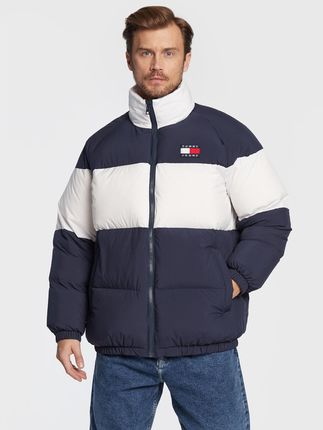 Tommy Jeans Kurtka puchowa Authentic Serif DM0DM14400 Granatowy Regular Fit