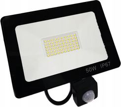 Halogen Lampa Naświetlacz Led 50W Czujnik Ruchu