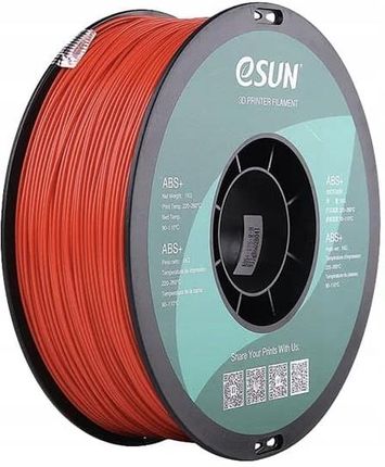 Filament eSun Abs+ Ognisty czerwony 1kg