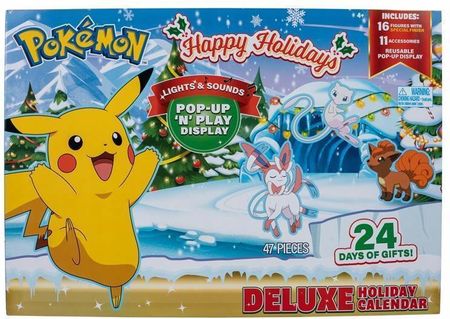 Pokemon Kalendarz Adwentowy Deluxe 24 Niespodzianki Figurki Zestaw 2690 48625