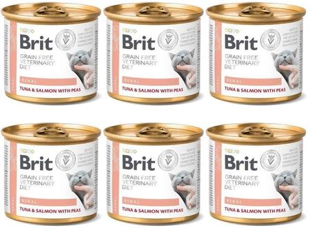 Brit Veterinary Diets Cat Renal 6x200G