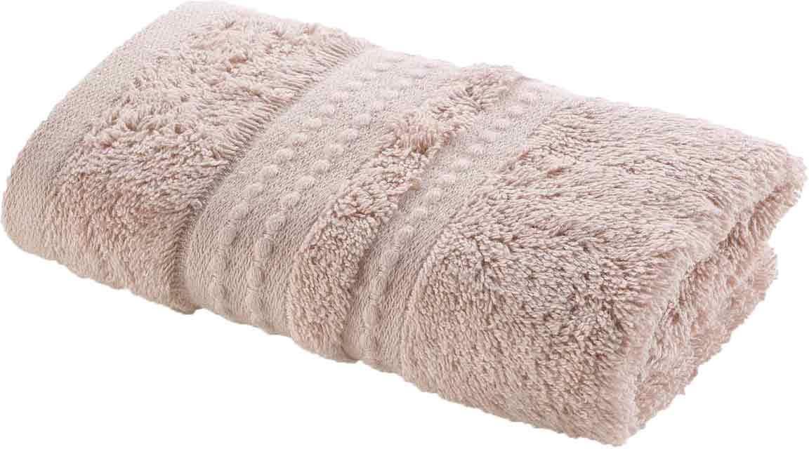 DOUCEUR D'INTERIEUR Duschtuch – 70x130 Cm, Frottee, Uni-Farbe „Kiesel“ – 100% Baumwolle