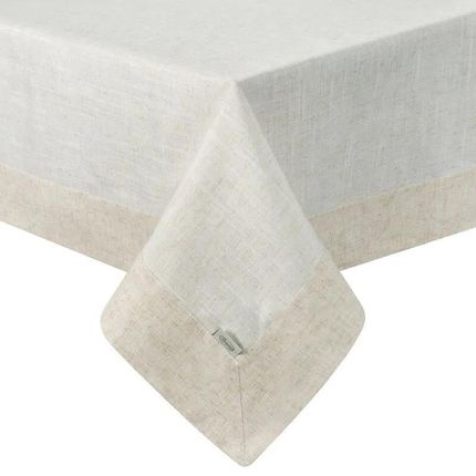 Eurofirany Obrus Z Kryzą I Lamówką Iza 140X180 Naturalny 86453
