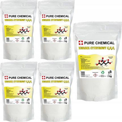 Pure Chemical Czysty Kwasek Cytrynowy 5Kg 5X1Kg