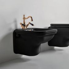 Produkt z Outletu: Kerasan Waldorf Bidet Powieszany Czarny Chrom 4125K4