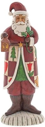 Jim Shore Mikołaj Z Latarnią Folklore Santa With Lantern 6001442 Figurka Ozdoba Świąteczna 663