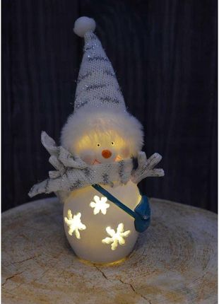 Saska Garden Figurka Bałwanek Led 7X6X16 Cm 12840918438 - zdjęcie 5