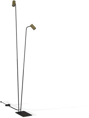 Nowodvorski Lampa Podłogowa Mono Ii Brass (7712)