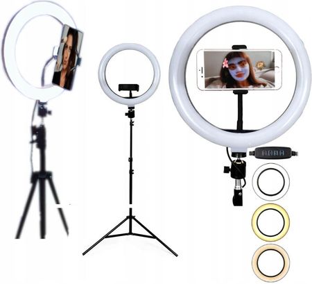 Pokar Lampa Pierścieniowa Vlog Selfie Influencer Studio