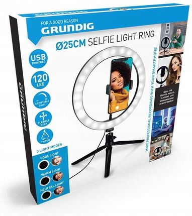 Grundig - Lampa Pierścieniowa Do Zdjęć, Selfie