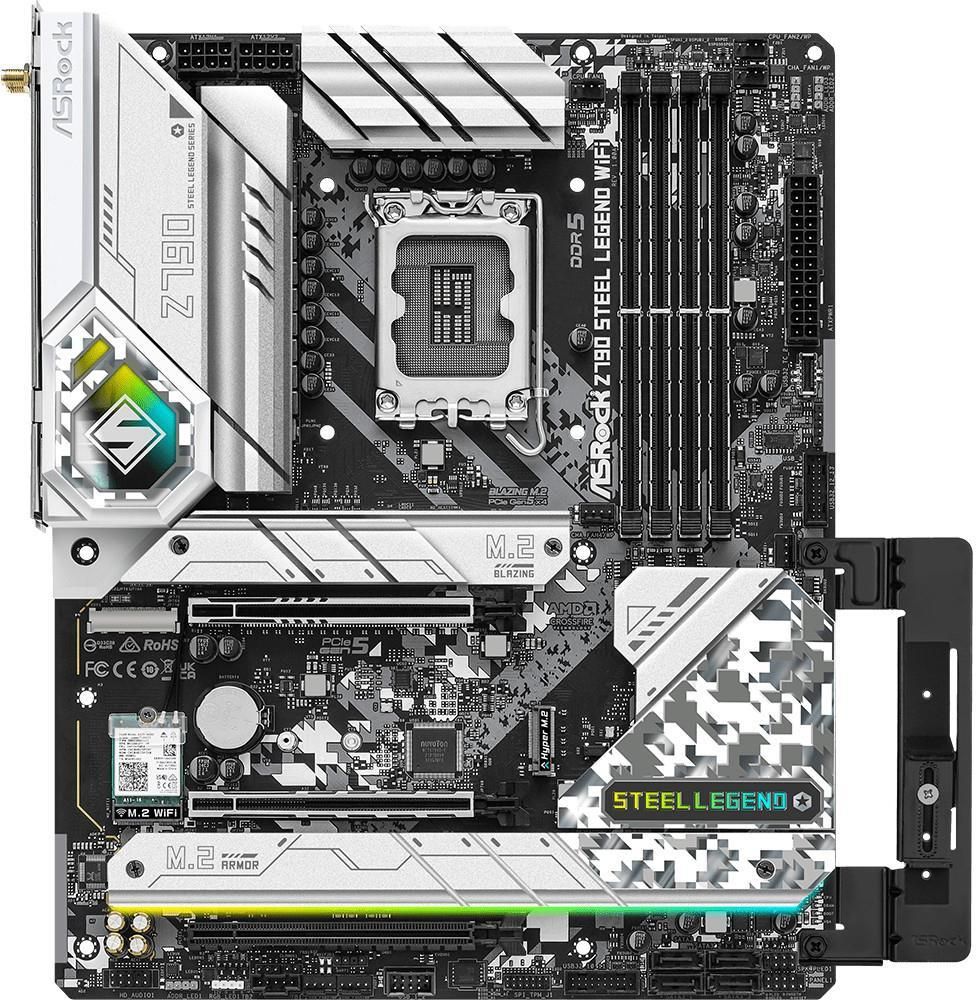 ASRock Z790 STEEL LEGEND WIFI マザーボード ATX Płyta główna PC Asrock Z790 Steel Legend WiFi - Opinie i