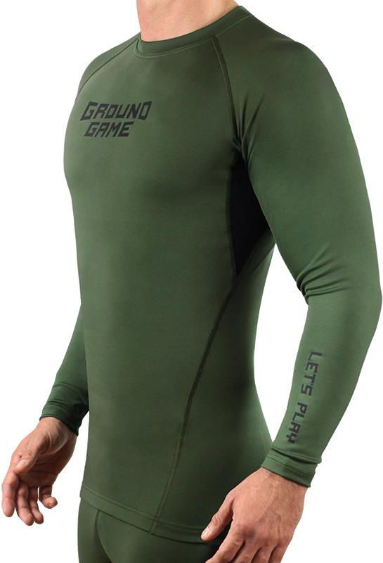 Ground Game Rashguard Athletic Khaki Długi Rękaw L Ceny i opinie