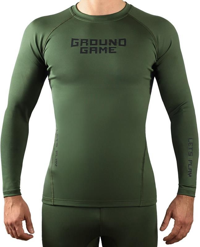 Ground Game Rashguard Athletic Khaki Długi Rękaw L Ceny i opinie