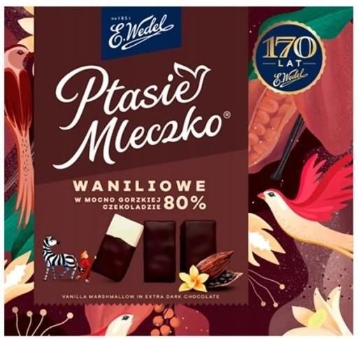 Wedel Ptasie Mleczko Waniliowe Dark 360g - Ceny I Opinie - Ceneo.pl