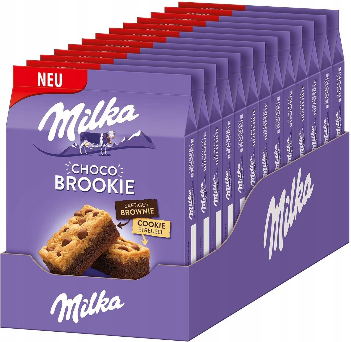 Milka Ciastka Choco Brookie G X Szt G Ceny I Opinie Ceneo Pl