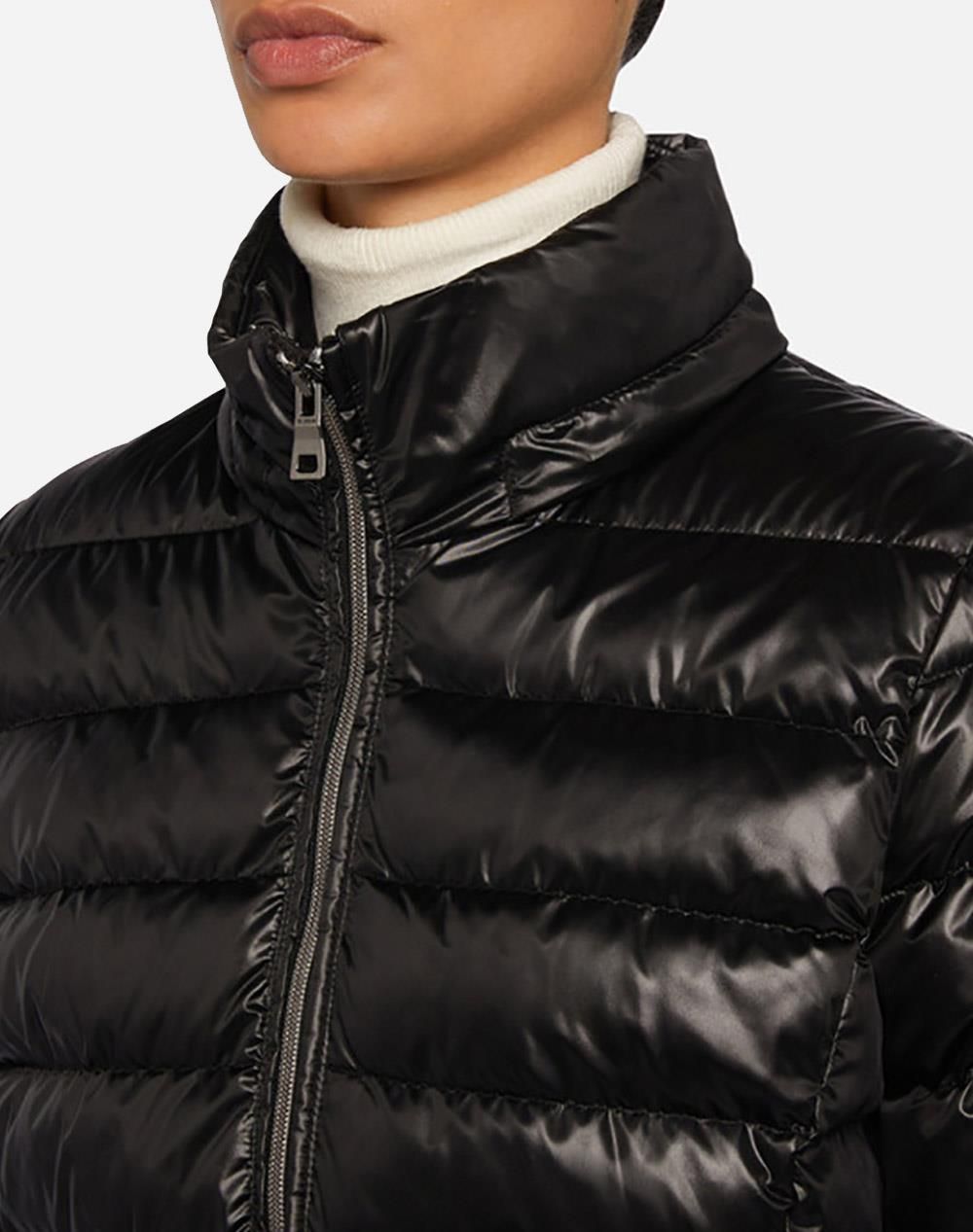 Giacca Geox Zosma Mid Jkt Donna - Media Lunghezza, Con Cappuccio, Imbottita In Pile Sintetico Riciclato, Resistente Al Vento