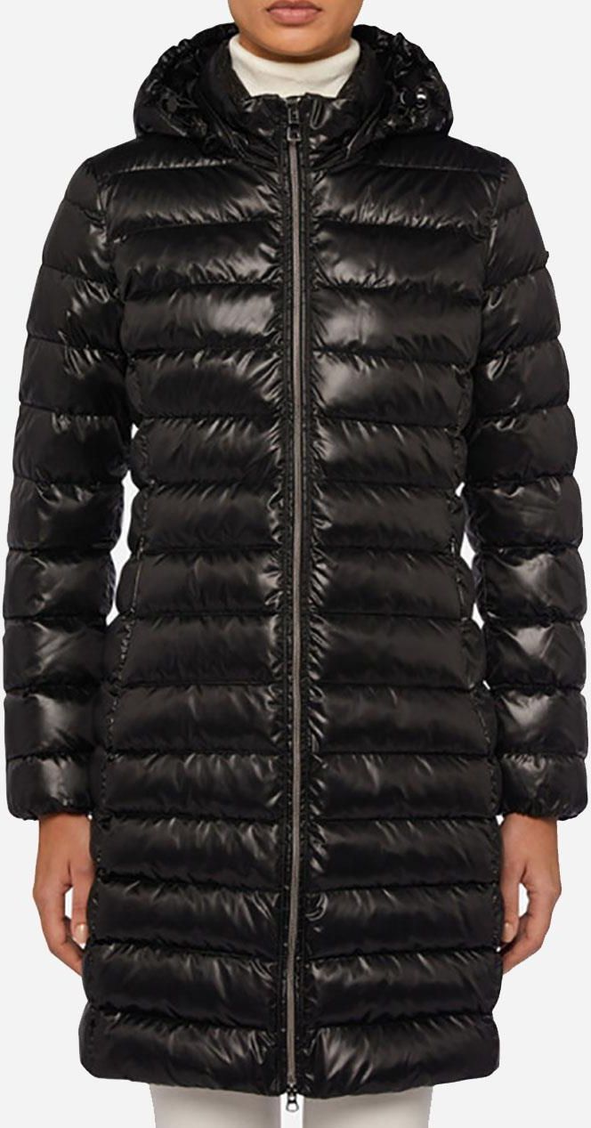 Giacca Geox Zosma Mid Jkt Donna - Media Lunghezza, Con Cappuccio, Imbottita In Pile Sintetico Riciclato, Resistente Al Vento