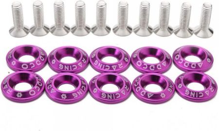 INNY UNIWERSALNE ŚRUBY Z PODKŁADKAMI ADDCO M6 FIOLETOWE BN-SR-006