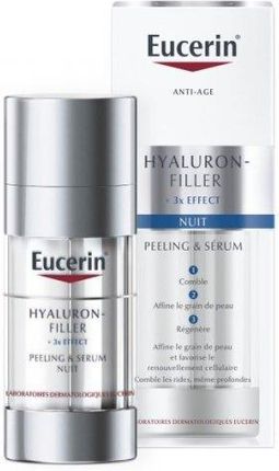 Eucerin Hyaluron Filler + 3X Effect Nacht Peeling & Serum Peelingujące Na Noc 30Ml