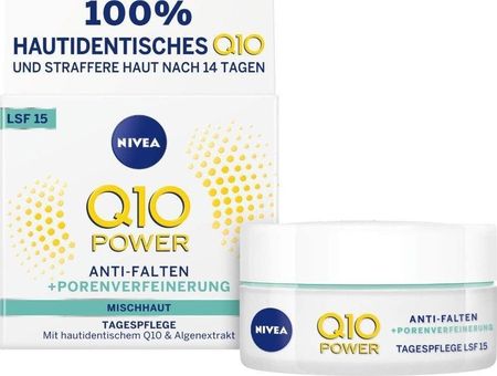 Krem Nivea De Przeciwzmarszczkowy Z Q10 Spf 15 na dzień 50ml