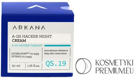 Krem Arkana A Qs Hacker Therapy Night na noc 50ml