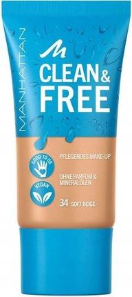 Make-Up Clean & Free Skin Tint Soft Beige 34