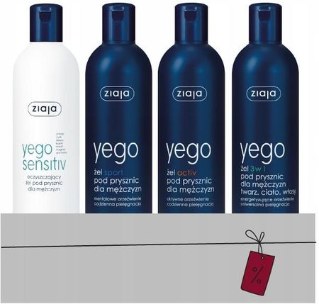 Ziaja Yego Zestaw Prezentowy  4 Produkty