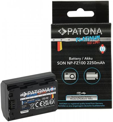 PATONA akumulator Platinum Sony NP-FZ100 z USB-C
