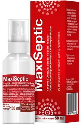 Pharmaswiss Maxiseptic 1 Mg/Ml + 20 Aerozol Na Skórę 50ml