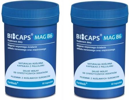 Formeds Bicaps Mag B6 Cytrynian Magnezu 2x60 Kaps