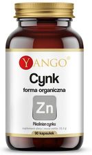 Zdjęcie Yango Cynk Organiczny Pikolinian Cynku 90 kaps - Żelechów