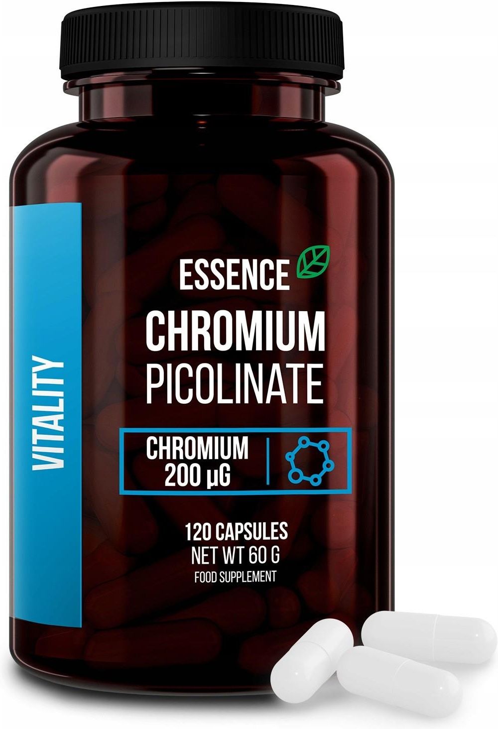 Essence Nutrition Chromium Picolinate 200 120kaps. Opinie i ceny na