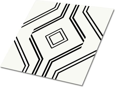Dywanomat Panele Winylowe Geometryczne Czarne Linie 30x30cm (MWSKZ119800022730X30)