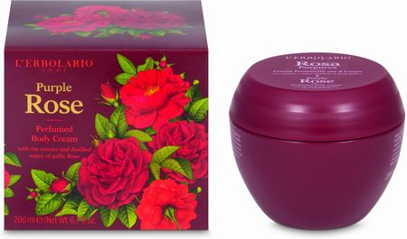 L'Erbolario Rosa Purpurea Perfumowany Krem Do Ciała 200 ml