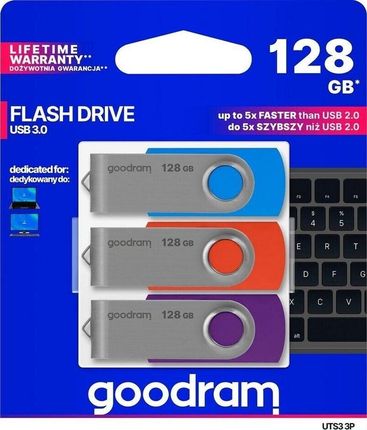 Goodram UTS3 3-pack 128GB (UTS31280MXR113P)