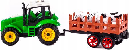 Midex Traktor Farmera Przyczepa Zwierzęta Różne Kolory