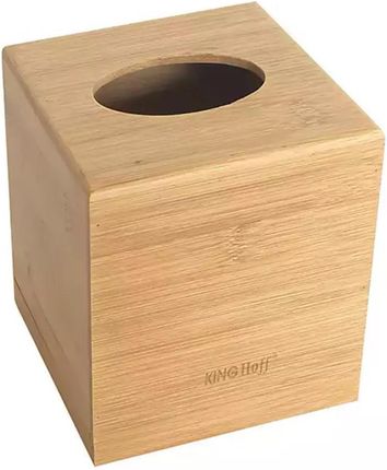 Chustecznik pojemnik na chusteczki bambusowy KH 1689 Kinghoff pudełko
