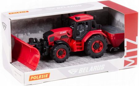 Polesie Traktor Do Odśnieżania Pojazd Zabawka Dla Dzieci Czerwony
