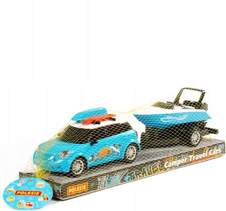 POLESIE® Figurine voiture Cruise caravane