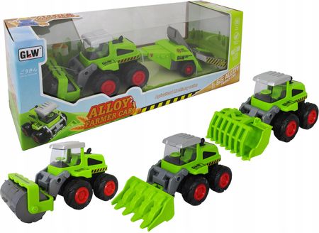 Trifox Zestaw Traktor Kombajn Przyczepa Z Maszyną