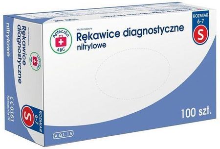 Silesian Pharma Rękawice Nitrylowe S X 100szt. (Apteczka Abc)