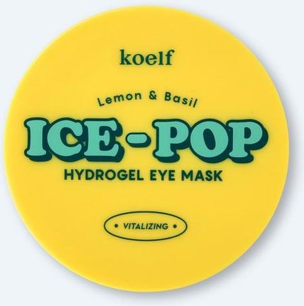 Petitfee & Koelf Lemon Basil Icepop Hydrożel Eye Mask 84G / 60 Szt